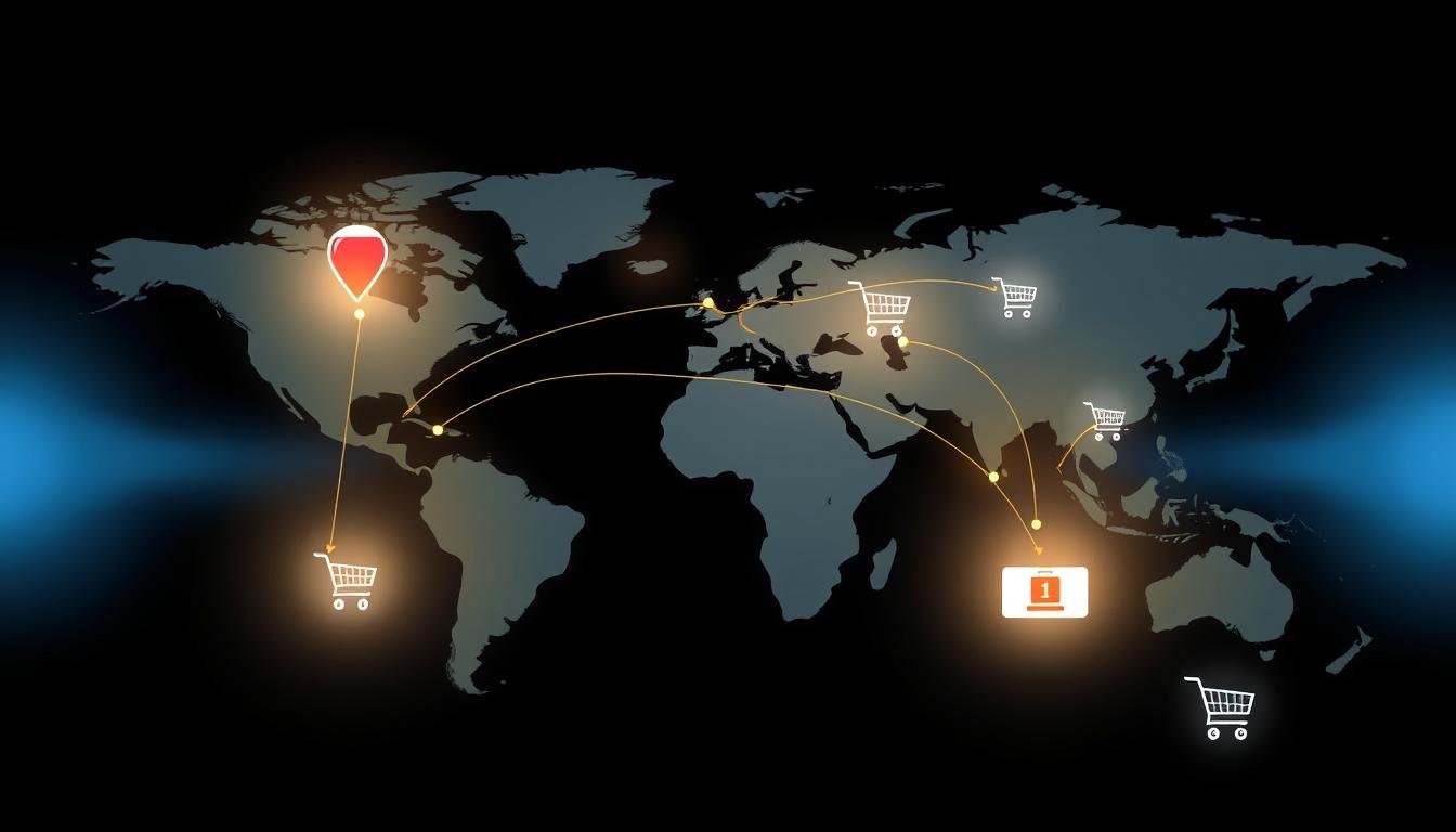 Ekspansja zagraniczna firmy e-commerce na mapie świata