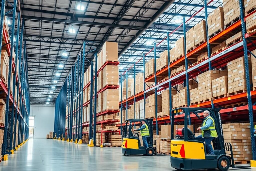 Nowoczesny magazyn B2B z systemami zarządzania zapasami i automatyzacją procesów Nowoczesny magazyn B2B z systemami zarządzania zapasami i automatyzacją procesów