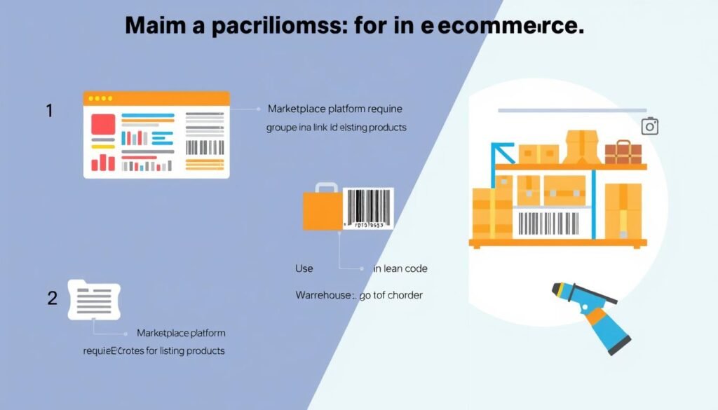 Zastosowanie kodów EAN w e-commerce - porównywarki cen, marketplace i systemy magazynowe
