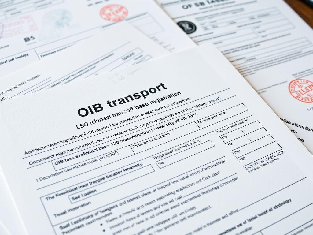 Dokumentacja wymagana dla bazy transportowej i druk OB