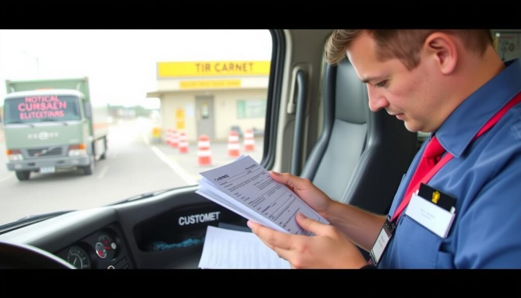 Proces weryfikacji karnetu TIR na przejściu granicznym